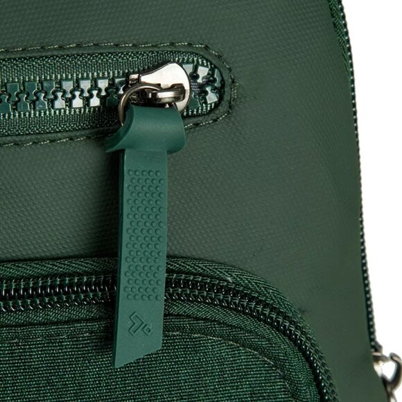 Travelon Anti Theft Metro Small Crossbody Forest Heather - Picture 7 of 16